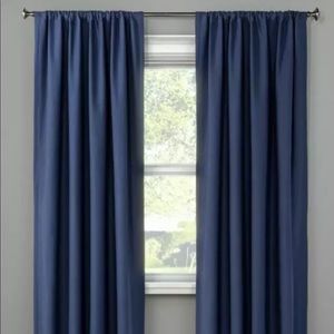 NWOT Project 62 Henna Blackout Washed Blue Curtain